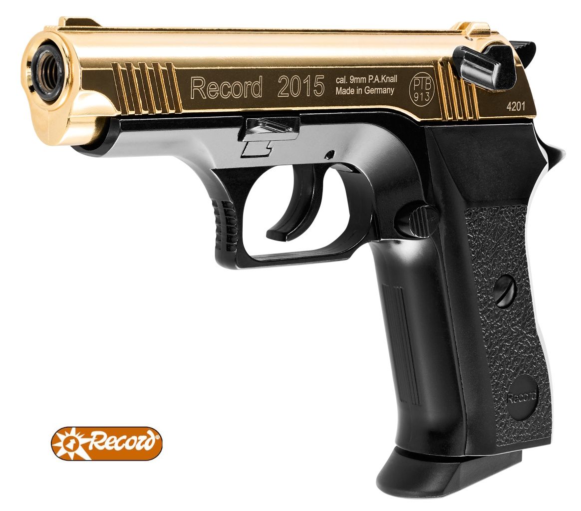 Record Mod. 2015 Bicolor Gold / Brüniert 9mm P.A.K.