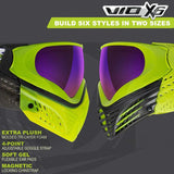 Virtue VIO X6 Paintball Maske Acid Black