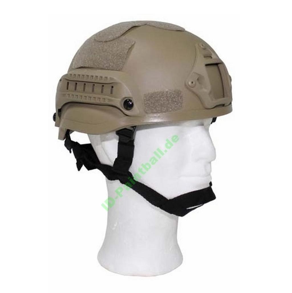 US Helm "MICH 2002" Rails ABS-Kunststoff
