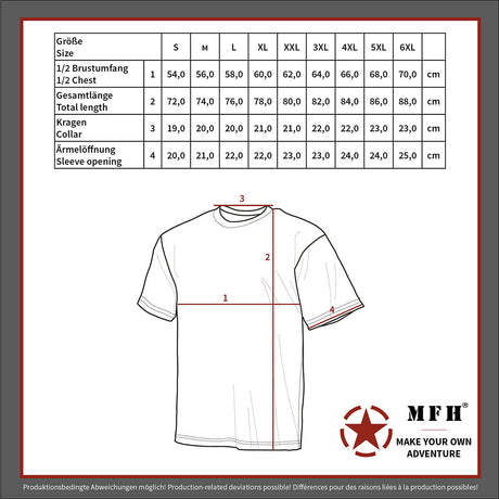 US T-Shirt halbarm 170g/m²