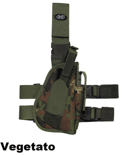 Pistolenbeinholster für rechten Oberschenkel