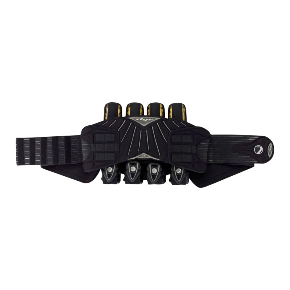 DYE Attack Pack Pro Battlepack 4+7 in Schwarz für Paintball mit Platz für bis zu 11 Pods