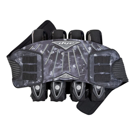 DYE Attack Battle Pack 4+7 Dyecam Schwarz mit mehreren Podfächern für Paintball Szenario und Turnier