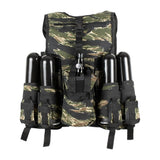 Delta Six Paintball Tactical Weste 6+1 Tiger Stripe Camo Battle Weste