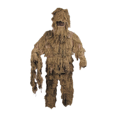 Paintball Ghillie Suit Tarnanzug mit Fadentarnung und Gewehrabdeckung für Woodland und Sniper Einsätze