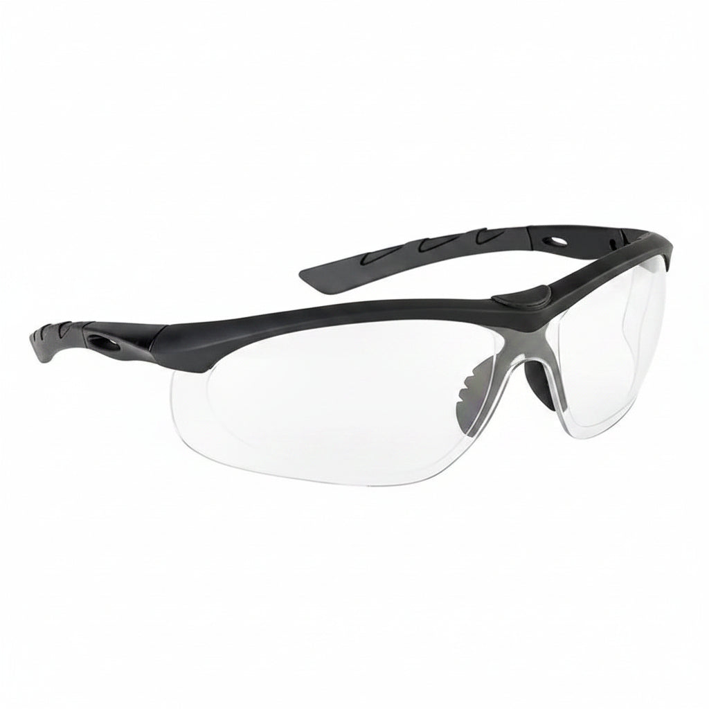 Swiss Eye Lancer black Schutzbrille / Sportbrille mit klaren Glas