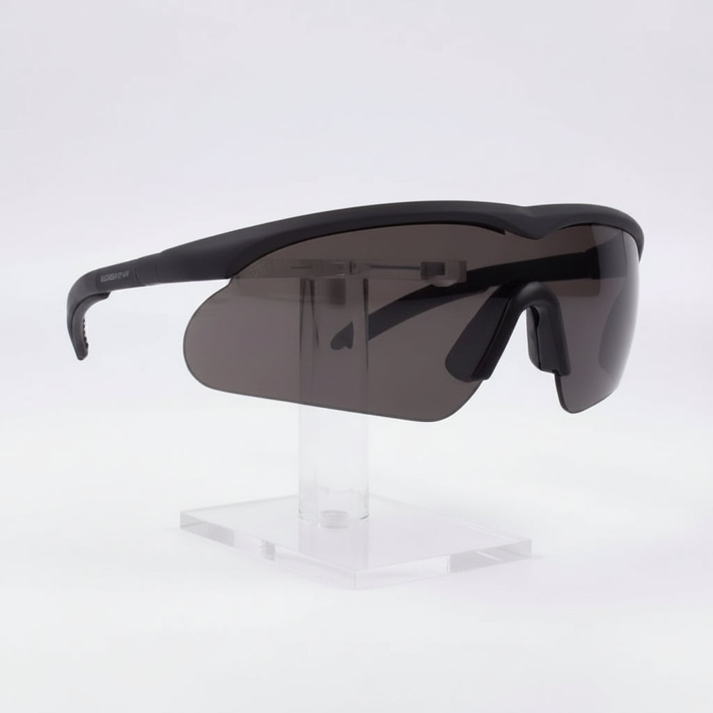 Swiss Eye Raptor L Schutzbrille / Sportbrille schwarz mit 2 Wechselgläsern