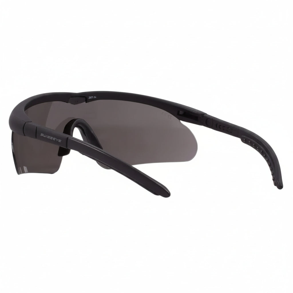 Swiss Eye Raptor L Schutzbrille / Sportbrille schwarz mit 2 Wechselgläsern