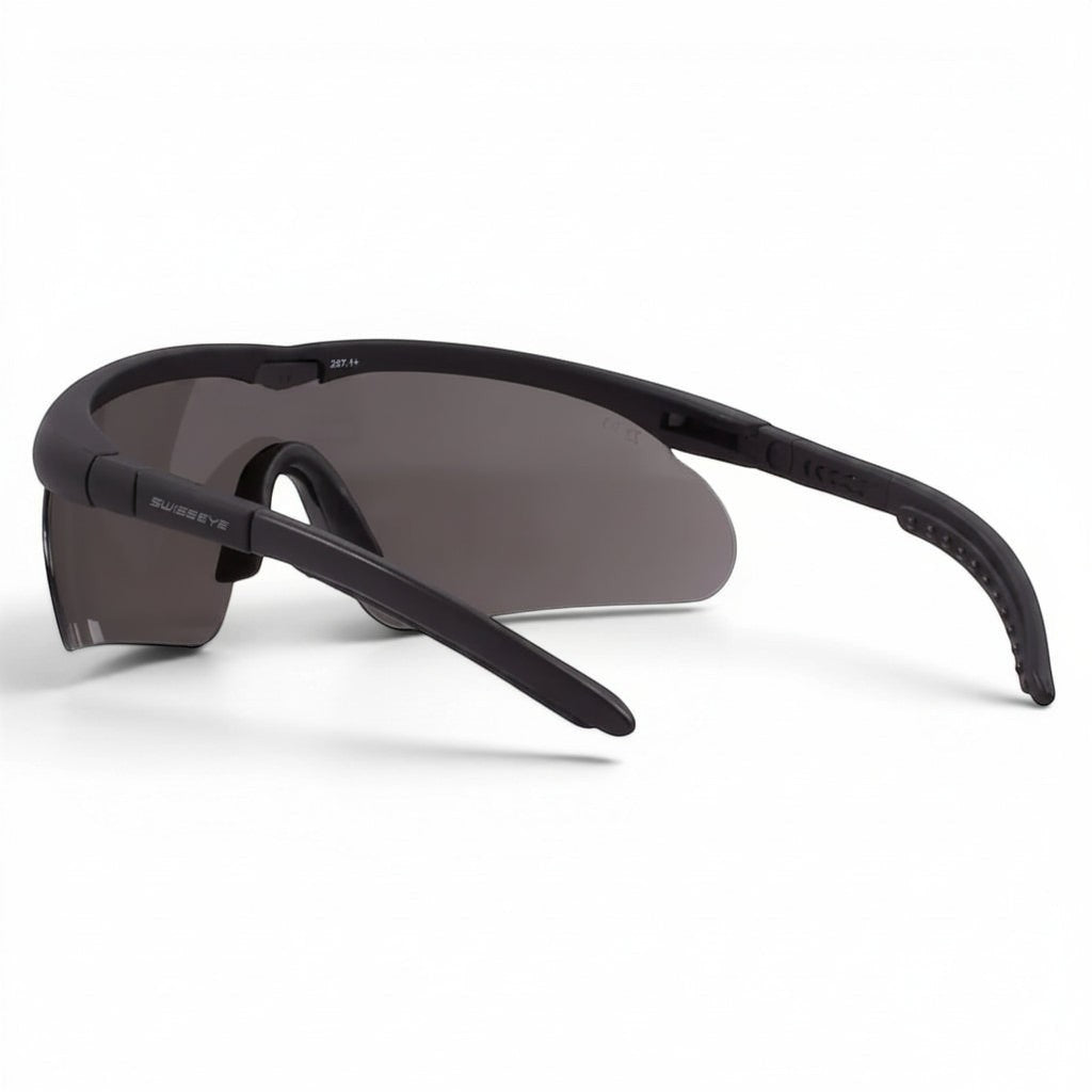 Swiss Eye Raptor L Schutzbrille / Sportbrille schwarz mit 2 Wechselgläsern