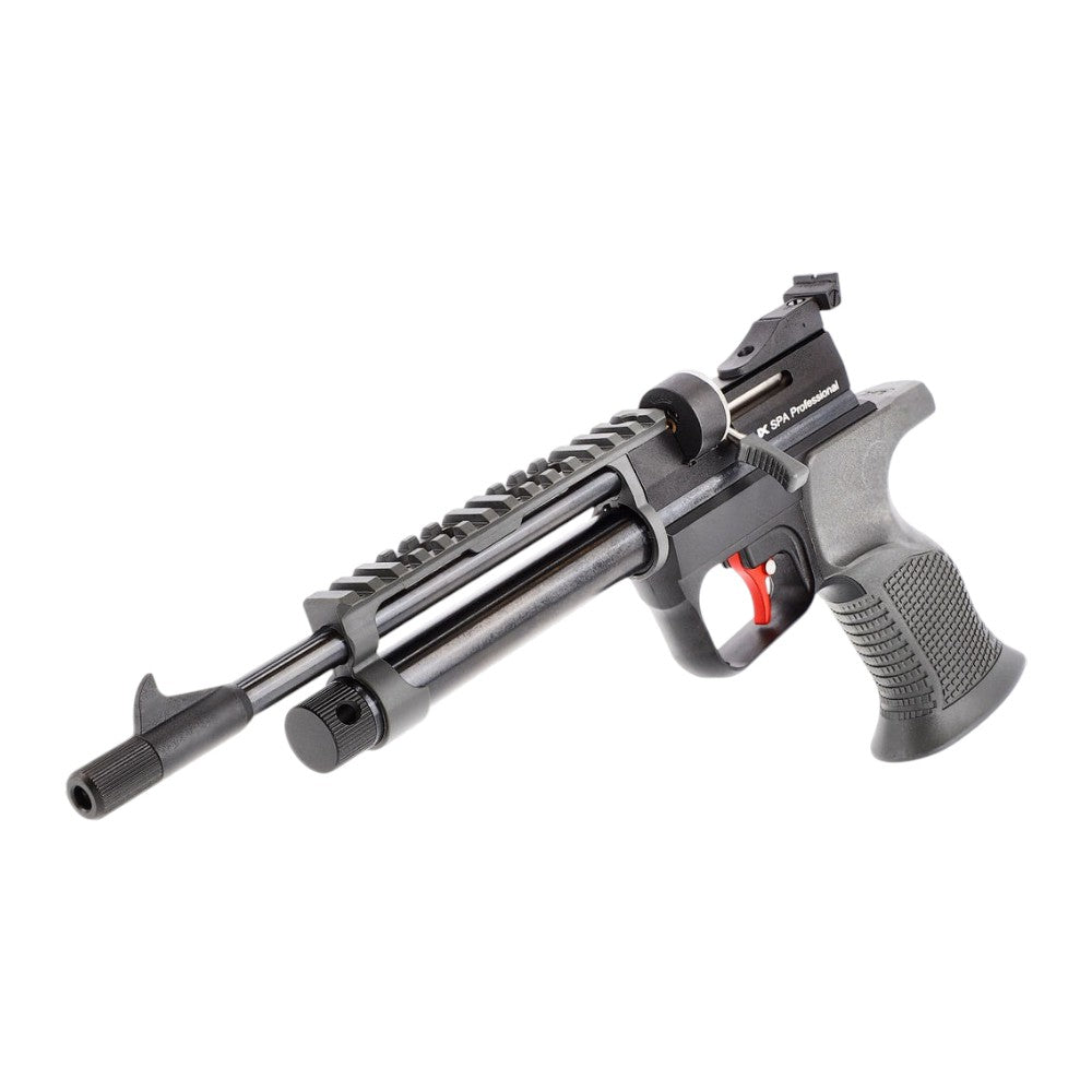 UX SPA Professional CO₂ Luftpistole Kaliber 4,5 mm mit Trommelmagazin und Mikrometervisierung