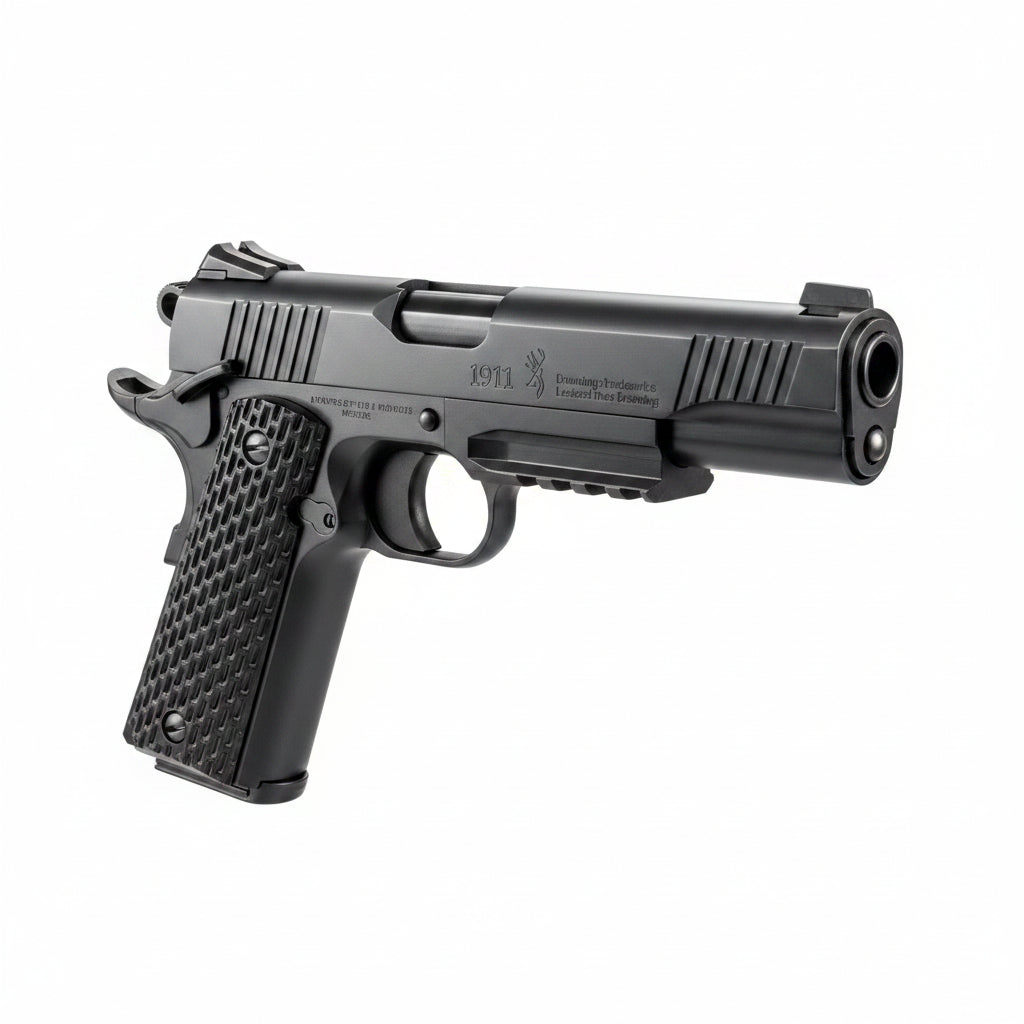 Browning 1911 HME Edition 0,5J Airsoft Pistole mit Federdruck und klassischem 1911 Design für Einsteiger.
