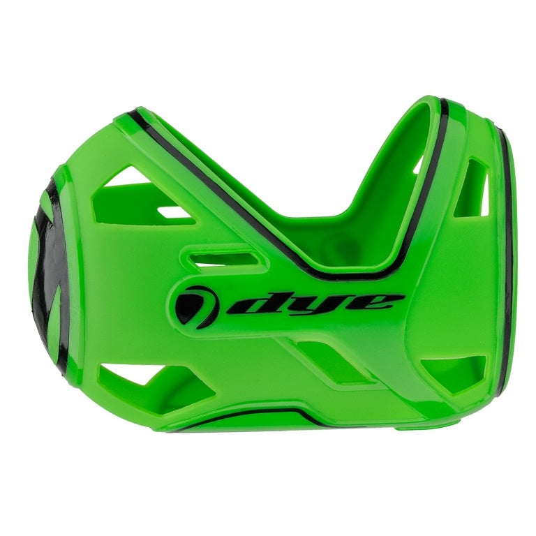 DYE Flex Bottle Cover S/M in Lime für 1,1 bis 1,2 Liter Paintball HP-Flaschen mit zusätzlichem Schutz und Grip