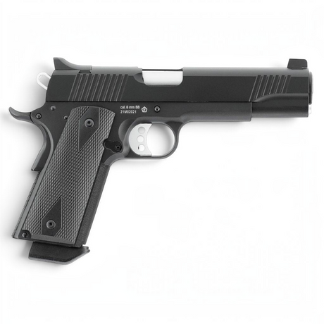 id-paintball Elite Force 1911 Tac Two GBB Airsoft-Pistole aus schwarzem Metall mit einstellbarem Abzug
