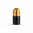 id-paintball 40mm Short Granate in Gold und Schwarz für gasbetriebene Granatwerfer mit 65 Schuss Kapazität