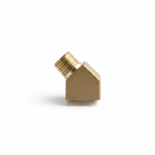 id-paintball 45 Grad Winkel Adapter aus Messing für Stahlflex Schläuche in Hydraulik- und Gasleitungssystemen