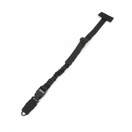 id-paintball 8Fields One Point Bungee Sling in Schwarz mit MOLLE-Befestigung, Schnellverschluss und Haken