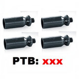 id-paintball Abschussbecher 15 mm für Schreckschusswaffen in Schwarz mit Gewinde für Signaleffekte