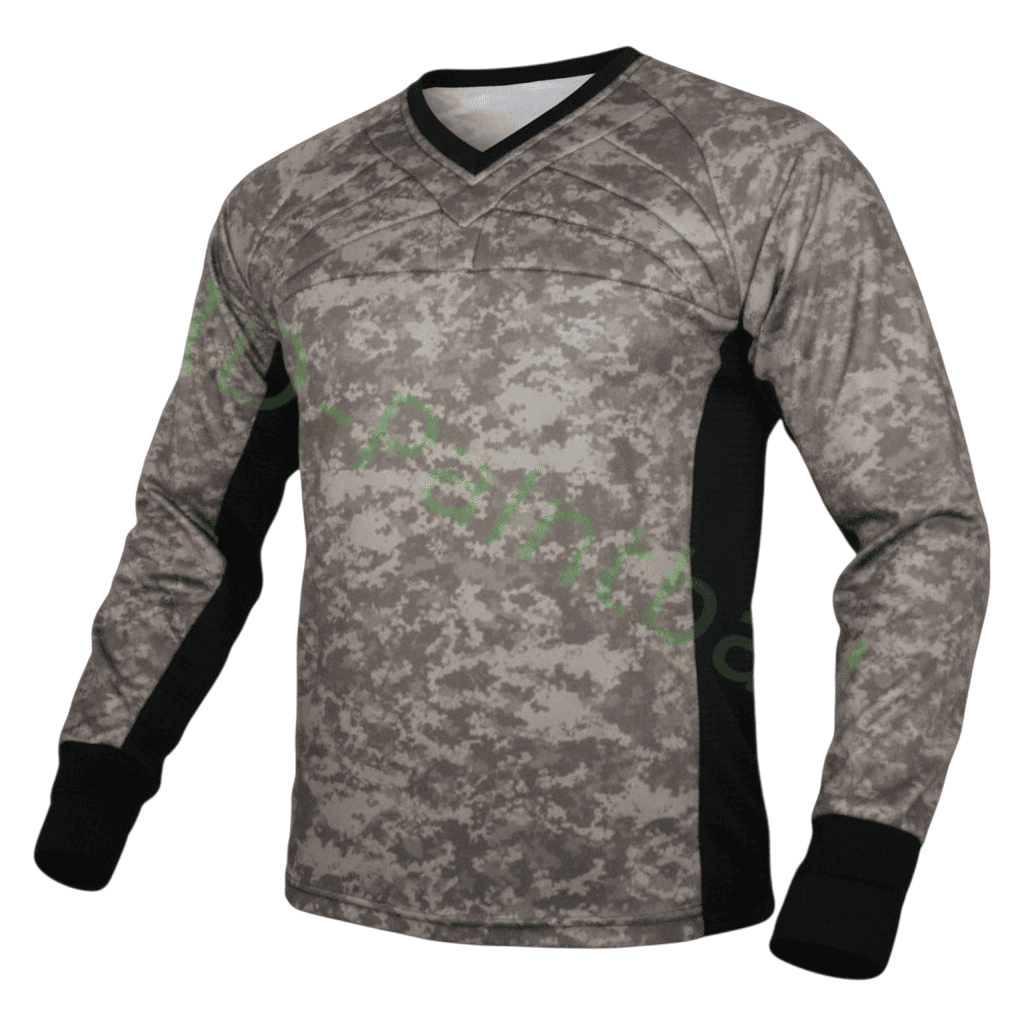 id-paintball ACU Digital Tarn Paintball Jersey mit Polsterung an Schultern und Brust sowie integrierten Handschlaufen