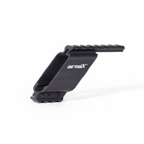 id-paintball airmaX Universal Pistolenmontage aus schwarzem Metall mit integrierter Montageschiene für Zieloptiken