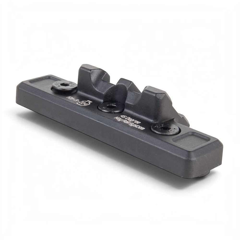 id-paintball ARES Amoeba Octa²rms Keymod 45-Grad-Schienenadapter aus schwarzem Aluminium für Airsoft-Zubehör