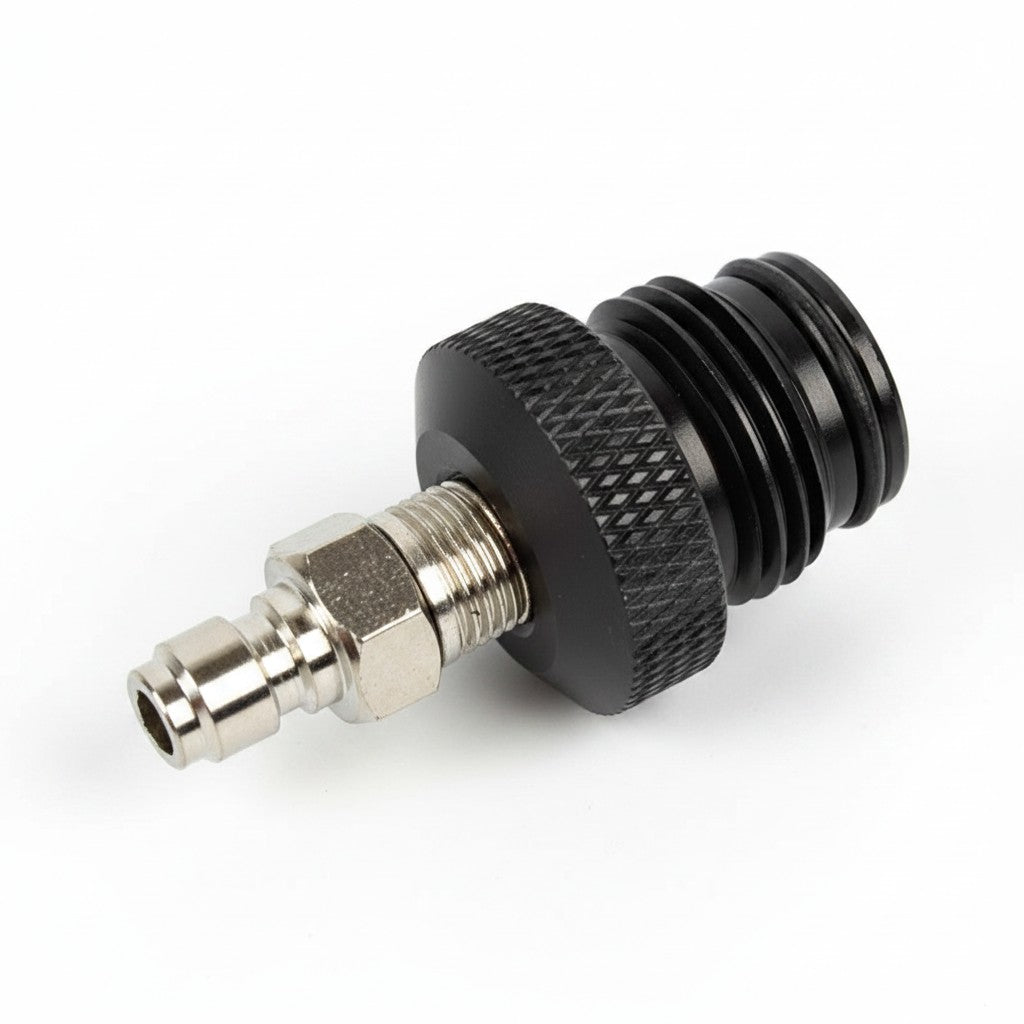 id-paintball ASA Adapter für Mamba Remote Systeme aus schwarzem Metall für Paintball Markierer