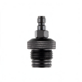 id-paintball PowAir Shutter Remote System ASA Adapter mit Schnellkupplung in Schwarz aus Metall