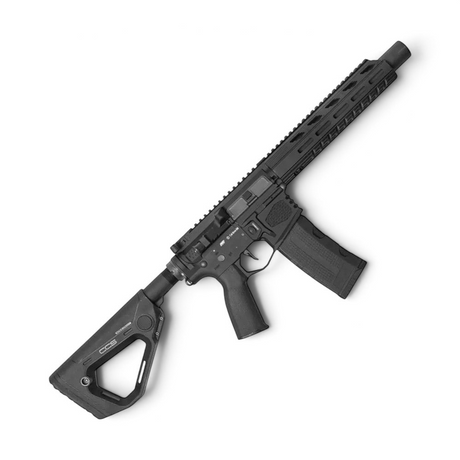 id-paintball ASG Hybrid Series H-15 B.E.T. S-AEG Gewehr in Schwarz mit M-LOK Handschutz und modernem CCS Schaft