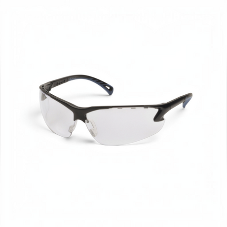 id-paintball ASG Schutzbrille mit transparenten Polycarbonat-Gläsern und schwarzem, ergonomischem Rahmen