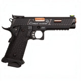 id-paintball ASG STI Combat Master CO2 Pistole mit Metallschlitten, kupferfarbenem Lauf und schwarzem Griffstück