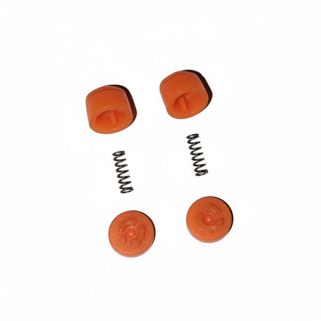 id-paintball Smart Parts GoG Ball Detent Kit in Orange mit zwei Kunststoff-Detents und passenden Metallfedern