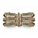 id-paintball Battlepack 6+1 HP in Desert Camo mit verstellbaren Pottaschen und Flaschenhalterung für Paintball