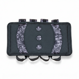 id-paintball Battlepack Skulls in Blau mit Totenkopf-Muster, gepolstertem Rückenteil und Schlaufen für 9 Paintball-Pods