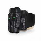 id-paintball Battlepack Skulls in Grau mit Totenkopf-Muster, bietet Platz für 9 Paintball-Pötte mit Polsterung