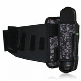 id-paintball Battlepack Skulls in Grau mit Totenkopf-Muster, verstellbarem Gürtel und Platz für 9 Paintball-Pötte