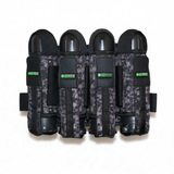 id-paintball Battlepack Skulls in Grau mit Totenkopf-Muster, bietet Platz für 9 Paintball-Pötte mit festen Loops.