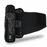 id-paintball Battlepack Skulls Oliv mit Totenkopf-Muster, gepolstertem Gürtel und Platz für Paintball-Pötte