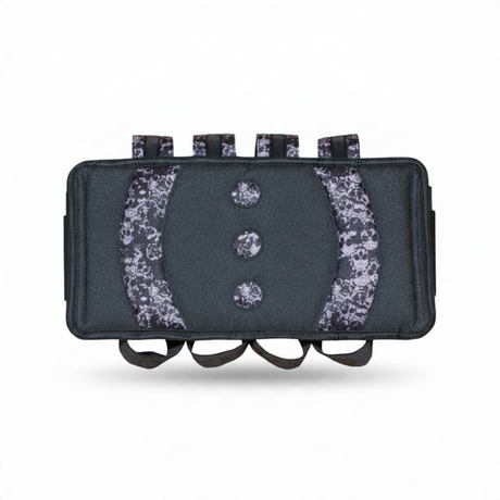 id-paintball Battlepack Skulls in Oliv mit Totenkopf-Muster, gepolstert für 9 Paintball-Pötte