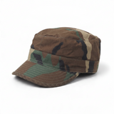 id-paintball US BDU Feldmütze aus robustem Rip-Stop-Baumwollstoff im klassischen Camouflage-Design mit festem Schild