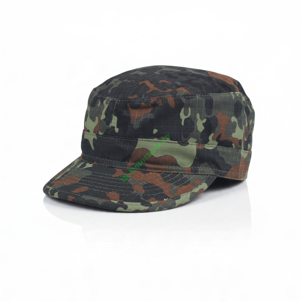 id-paintball US BDU Feldmütze aus robustem Rip-Stop-Baumwollstoff im klassischen Camouflage-Muster