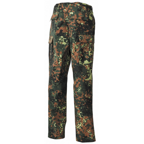 id-paintball US BDU Kampfhose in Flecktarn aus robuster Baumwolle mit Gesäßtaschen und verstärktem Sitzbereich
