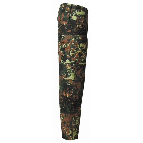 id-paintball US BDU Kampfhose in Flecktarn aus robuster Baumwolle mit seitlicher Beintasche und BDU-Schnitt