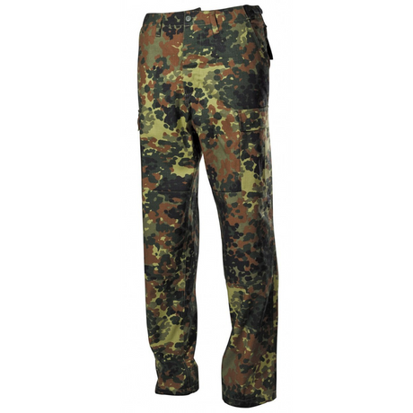 id-paintball US BDU Kampfhose in Flecktarn aus robuster Baumwolle mit verstärkten Knien und praktischen Beintaschen