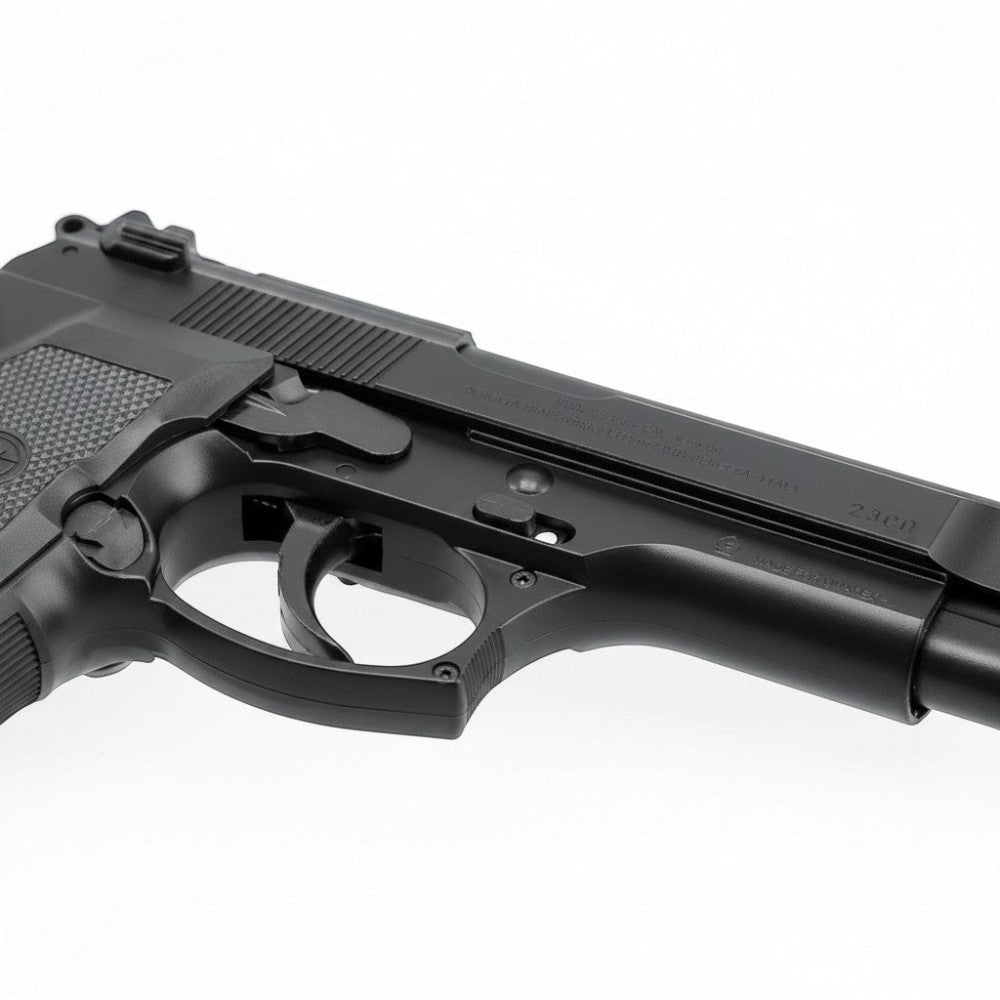 id-paintball Beretta Mod. 92 FS CO2 Airsoftpistole in Schwarz mit 6 mm Kaliber und Non-Blowback-System