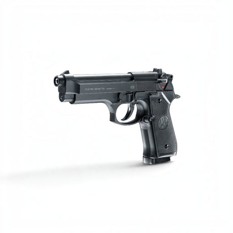 id-paintball Beretta Mod. 92 FS CO2 Airsoftpistole in Schwarz mit 6 mm Kaliber und Non-Blowback-System