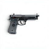 id-paintball Beretta Mod. 92 FS CO2 Airsoftpistole in Schwarz mit 6 mm Kaliber und einstellbarem Shoot-Up System