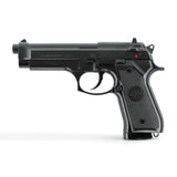 id-paintball Beretta Mod. 92 FS CO2 Airsoftpistole in Schwarz mit 6 mm Kaliber und einstellbarem Shoot-Up System