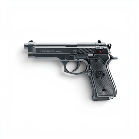 id-paintball Beretta Mod. 92 FS CO2 Airsoftpistole in Schwarz mit 6 mm Kaliber und einstellbarem Shoot-Up