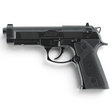 id-paintball Beretta Elite II CO2-Pistole in Schwarz mit 4,5 mm Kaliber für Stahl-BBs