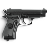 id-paintball Beretta M84 FS CO2-Pistole in Schwarz aus Ganzmetall mit Blowback-System und 4,5 mm Kaliber