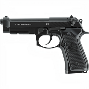 id-paintball Beretta M9 92SB-F Airsoft-Pistole aus Vollmetall in Schwarz mit Blowback-System